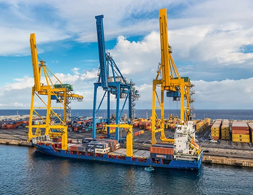 ports and shipping industries